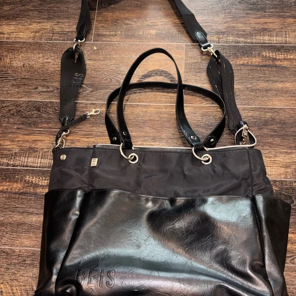 BÉIS The Diaper or Everyday Bag In Black - Picture 3 of 16